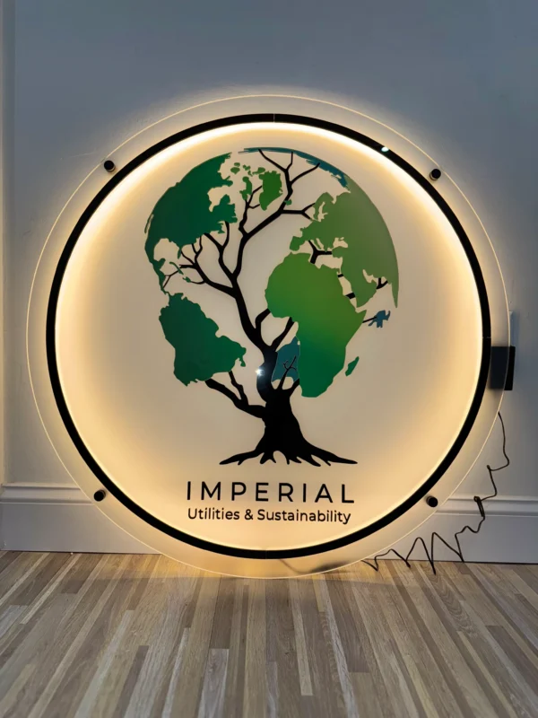 Round Logo Sign - Image 3