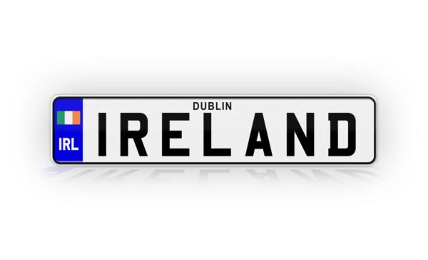 Custom Text Irish License Plate - Image 2