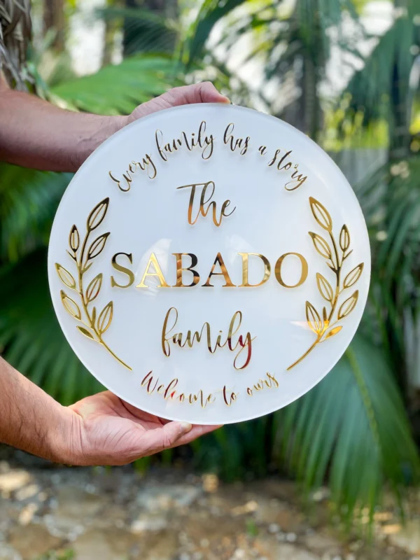 Round Logo Sign - Image 4